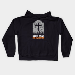 Sarcastic Tombstone Of Halloween Artwork Kids Hoodie